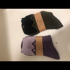 2 Pairs of Cat Socks